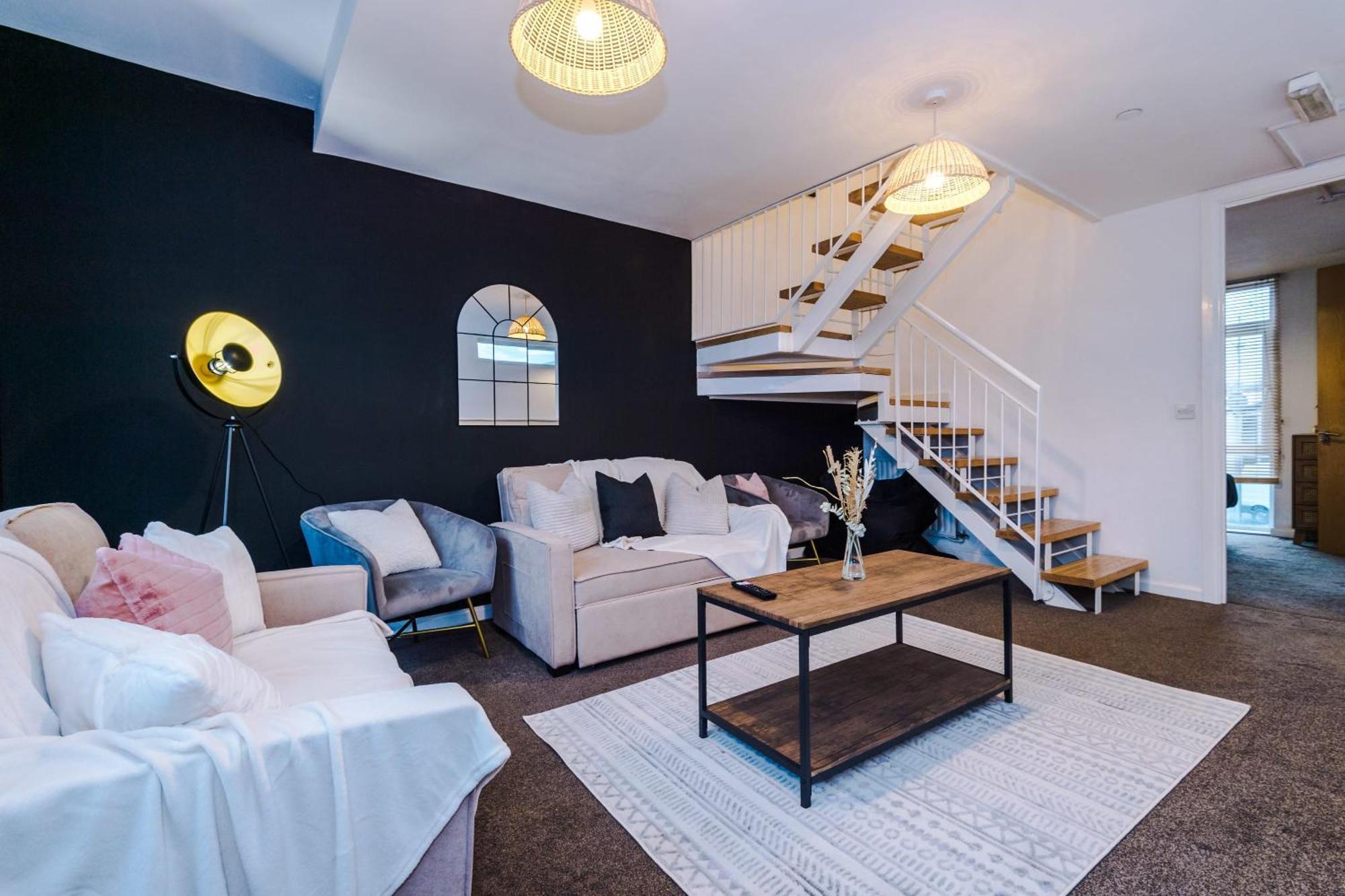 Rest&Recharge At A Spacious Townhouse By The Etihad Villa Manchester Exterior photo